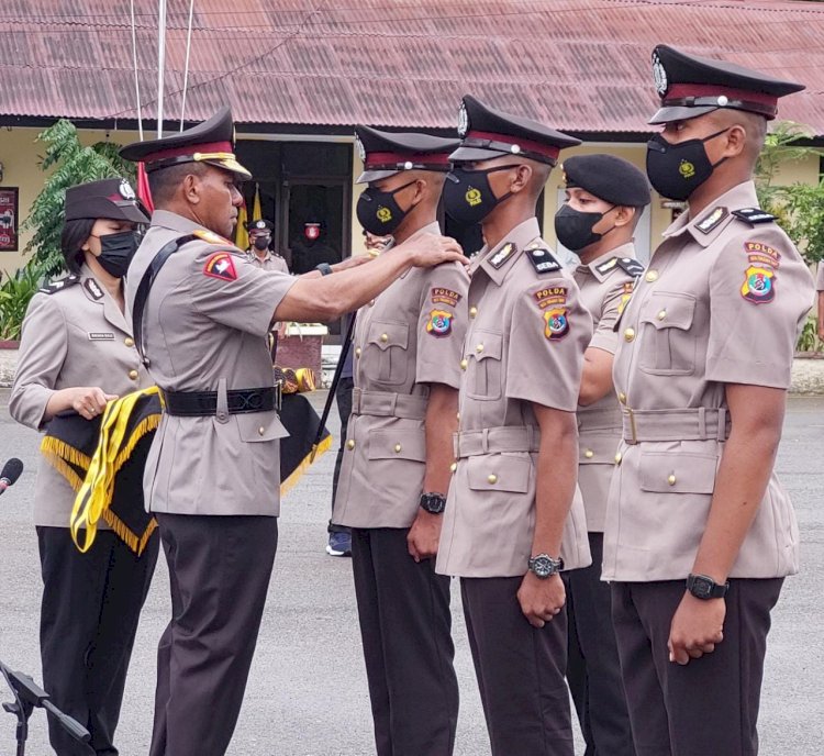 Kapolda NTT Pimpin Upacara Pelantikan 224 Bintara Polri Gelombang II T.A. 2022