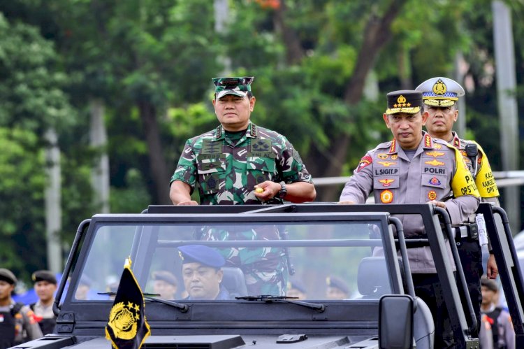 Apel Gelar Pasukan, Kapolri Pastikan Seluruh Pihak Siap Amankan Nataru 