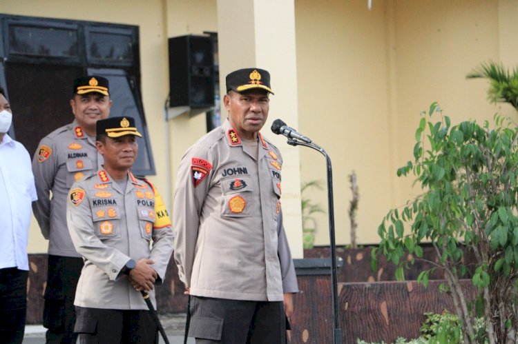 Beri Arahan Kepada Anggota Polresta Kupang Kota, Kapolda NTT: Berikan Pelayanan Terbaik Kepada Masyarakat