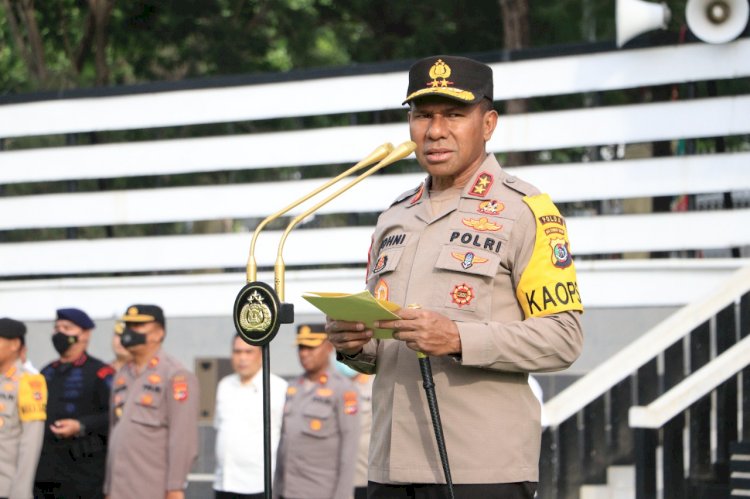 Siap Amankan Malam Pergantian Tahun, Kapolda NTT Minta Anggota Melaksanakan Tugas Secara Maksimal