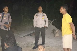 Pantai Situasi Kamtibmas, Kapolsek Rana Mese dan Anggota Gelar Patroli Dialogis