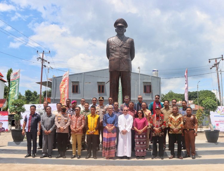 Wakapolda NTT Hadiri Peresmian Monumen Brigjen Pol (Purn) Drs. Antonius Stephanus Enga Tifanoa di Lembata