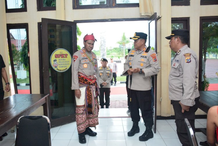 Cek Sejumlah Unit Pelayanan di Polres Kupang, Kapolda NTT : Cukup Baik Namun Perlu Pembenahan Sedikit Agar Masyarakat Lebih Nyaman