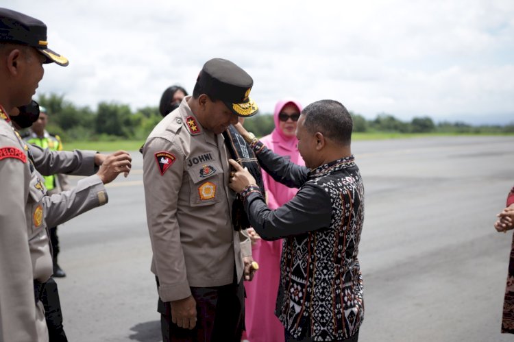 Kunjungan Kerja di Wilkum Polres Ngada, Kapolda NTT Disambut Forkopimda Ngada