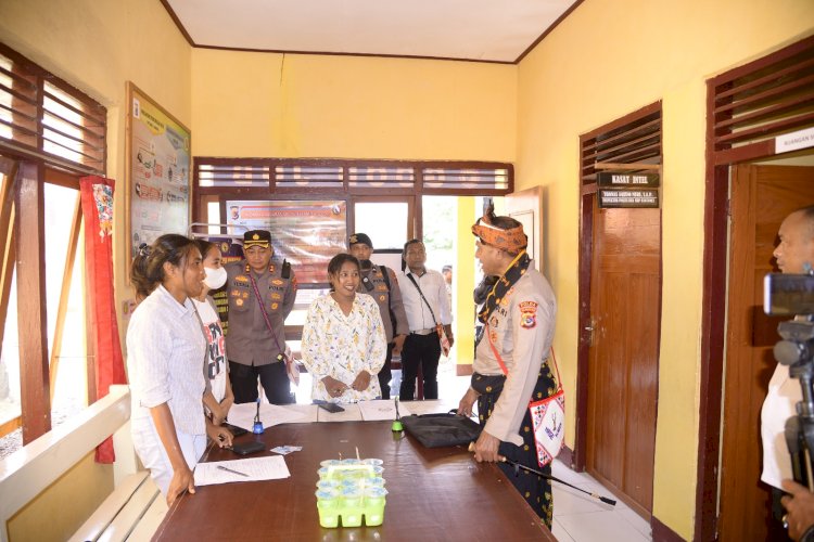 Cek Unit Pelayanan Polres Nagekeo, Kapolda NTT : Terus Berikan Pelayanan Terbaik Bagi Masyarakat