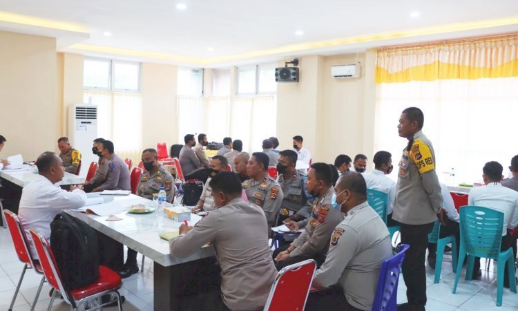 Tim Itwasda Polda NTT Gelar Wasrik Tahap I T.A. 2023 di Polres Belu