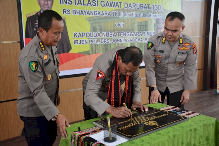 Resmikan Gedung IGD RS. Bhayangkara Kupang, Kapolda NTT : Kesehatan itu Adalah Hal Terpenting Melebihi Apa Pun