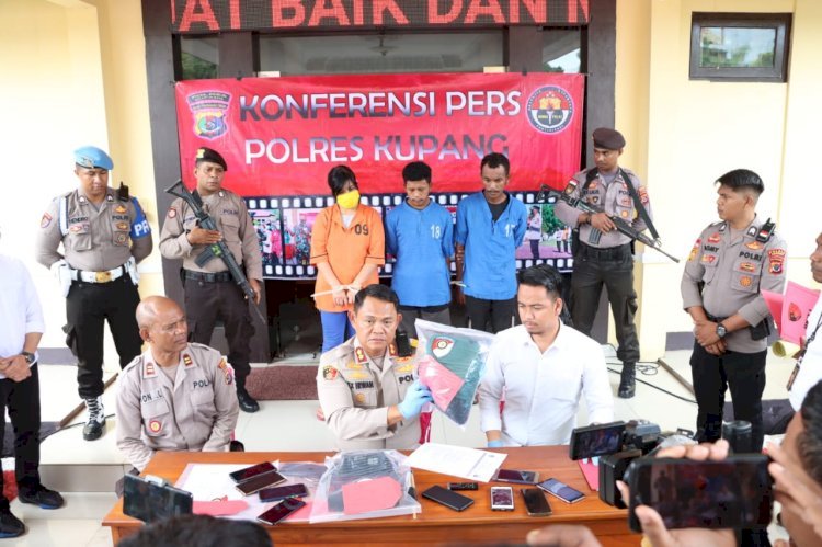 Konferensi Pers Kasus Percabulan dan Persetubuhan Anak Bawah Umur serta Kasus Penipuan, Kapolres Kupang : Para Pelaku sudah Kami Tahan, Kasus Penemuan Mayat, Masih diidentifikasi