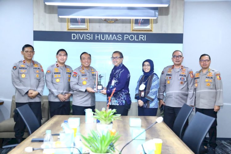 Humas Polri Terima Kunjungan KPK