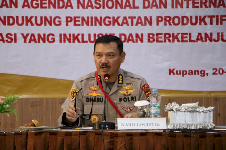 Gelar Rakernis Bidang Logistik, Karolog Polda NTT : Penting sebagai Momentum Konsolidasi dan Koordinasi