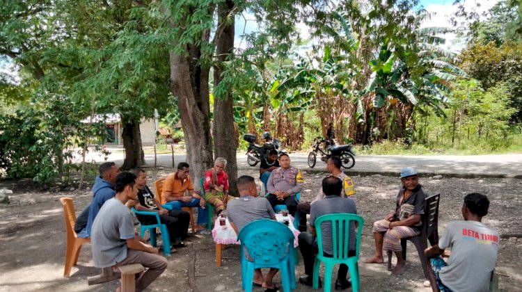 Bhabinkamtibmas Tubuhue dan Lapeom Berhasil Selesaikan Kasus Pengeroyokan Secara Restorative Justice