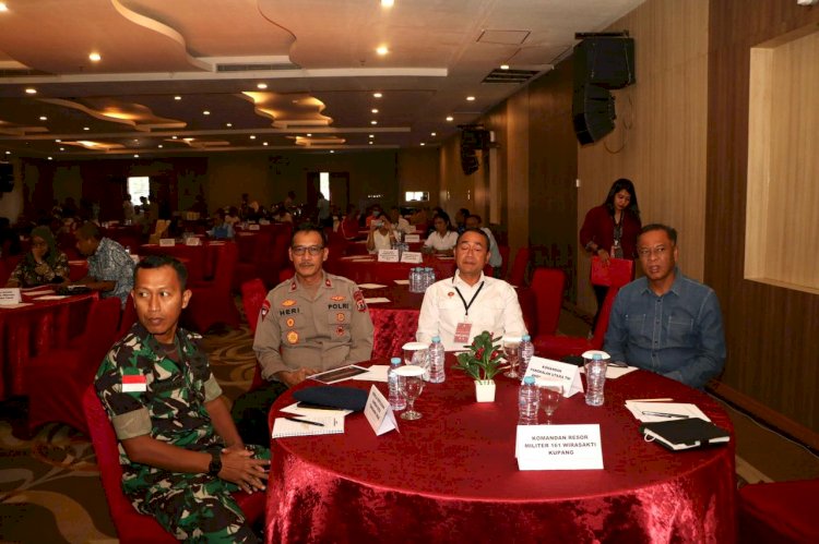 Wakapolda NTT Hadiri Rapat Pleno Terbuka Rekapitulasi DPS tingkat Provinsi NTT untuk Pemilu 2024