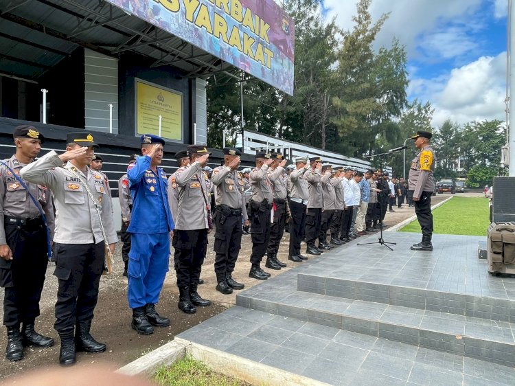 Ratusan Personel Polda NTT Siap Amankan Perayaan Idul Fitri 1444 H 2023