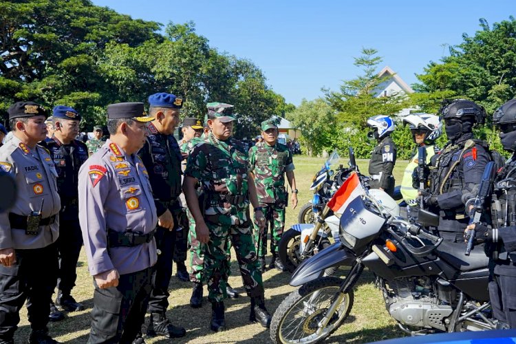 Apel Gelar Pasukan, Kapolri dan Panglima Tegaskan TNI-Polri Bersinergi dan Solid Amankan KTT ASEAN