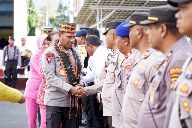 Cek Situasi dan Kondisi Jajarannya, Kapolda NTT Kunjungi Polres Manggarai