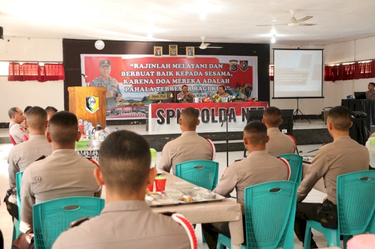 Sarapan Pagi Bersama, Kapolda Ingatkan Siswa SPN Polda NTT untuk Pegang Teguh Nilai-Nilai Pancasila, Tribrata dan Catur Prasetya