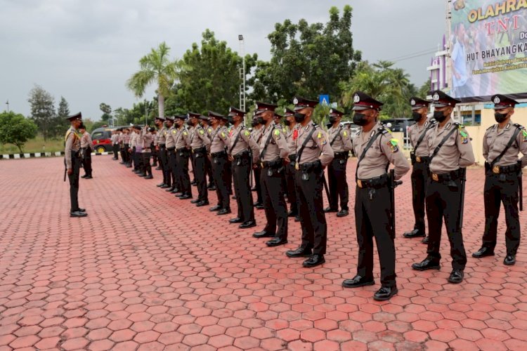 26 Siswa Pendidikan dan Pembentukan Bintara Polri Gelombang I tahun 2023, Jalani Latja Di Polres Kupang