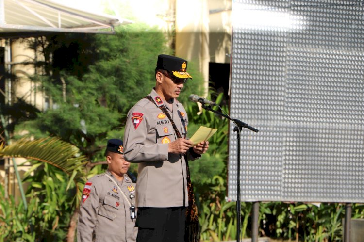 Meriahkan Hari Bhayangkara ke 77, Polda NTT Selenggarakan Lomba Kreasi PBB Antar Pelajar Se-Kota Kupang