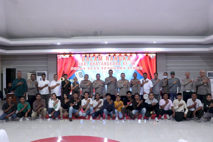 Semarakan Hari Bhayangkara ke-77, Polda NTT Gelar Lomba Stand Up Comedi dan Konten Kreatif