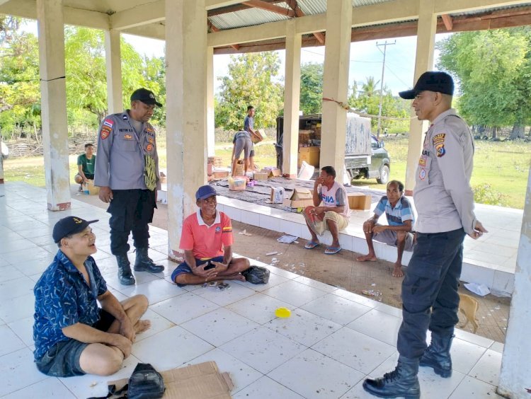 Patroli K2YD Polsek RBD, Ciptakan Kamtibmas Di Wilayah Kecamatan Rote Barat Daya