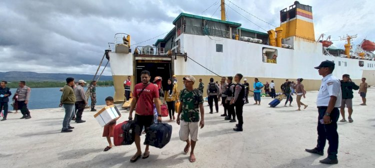 Pelaksanaan Asean Summit 2023, Polres Sumba Timur Pertebal Pengamanan Pelabuhan Nusantara