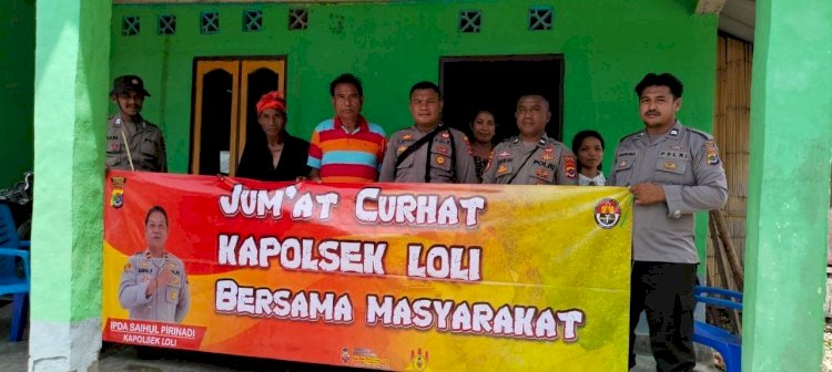 Jemput Bola, Lewat Jumat Curhat Polsek Loli Dengar Langsung Keluh Kesah Warga