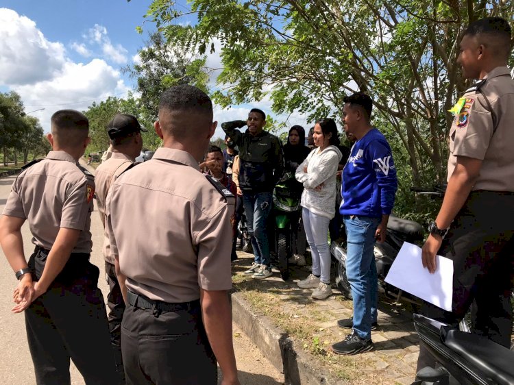 Cegah TPPO Satbinmas Polres TTU Berikan Imbauan kepada Masyarakat