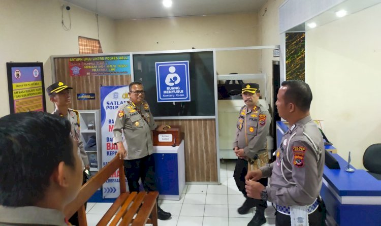 Tingkatkan Mutu Pelayanan Publik, Biro Rena Polda NTT Laksanakan Asistensi dan Evaluasi Pelayanan Publik di Polres Belu