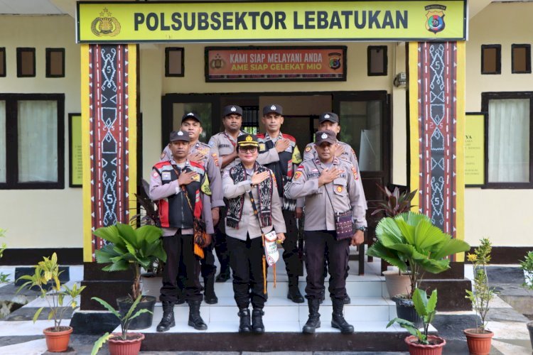 Kunjungan Kerja Di Polsubsektor Lebatukan, Kapolres : Tingkatkan Sinegritas Dengan Masyarakat Untuk Ciptakan Kamtibmas Yang Kondusif