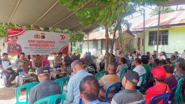 Jumat Curhat, Kapolda NTT Hadir Dengarkan Langsung Keluhan Masyarakat Kelurahan TDM