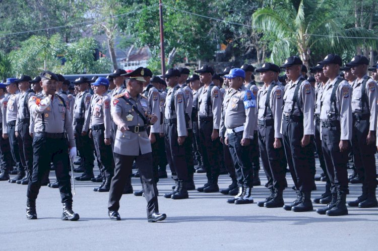 Buka Dik Pembentukan Bintara Polri Gelombang II, Kapolda NTT : Jadilah Insan Tri Brata yang Profesional, Bermoral serta Memiliki Mental dan Integritas yang Baik