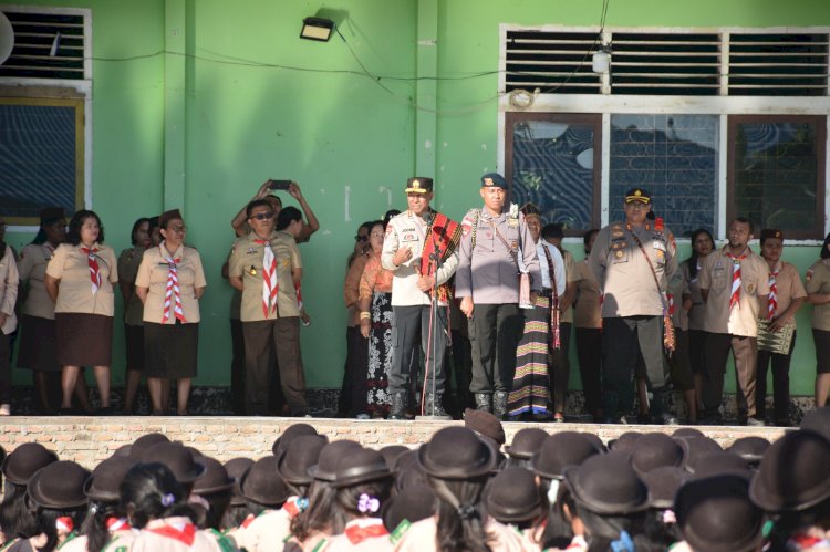 Kapolda NTT Gelar Safari Kamtibmas di SMA Negeri 1 Maumere