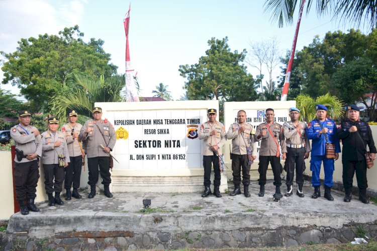 Kapolda NTT Irjen Pol. Drs. Johni Asadoma, M.Hum., Berikan Arahan dan Motivasi saat Kunjungi Polsek Nita