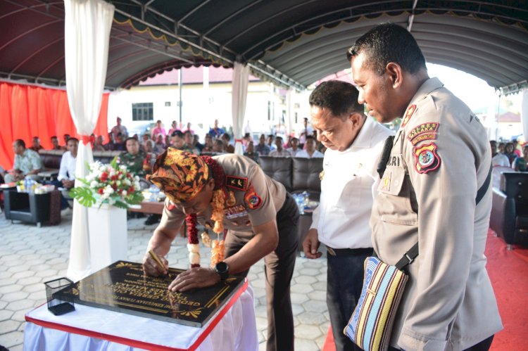 Kapolda NTT Resmikan Gereja Oikumene Tantya Sudhirajati di Lingkungan Polres Malaka