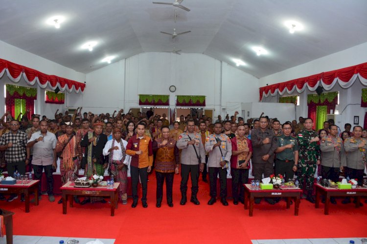 Kapolda NTT Irjen Pol. Drs. Johni Asadoma, M.Hum Melakukan Kunjungan Silaturahmi di Kantor Bupati Malaka