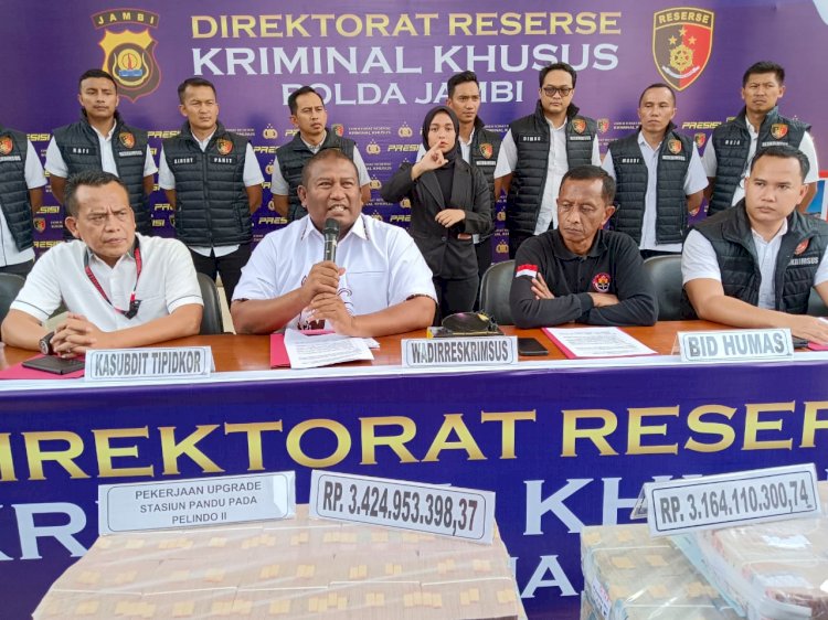 Polda Jambi Bongkar Dugaan Korupsi Proyek Stasiun, 5 Orang Jadi Tersangka