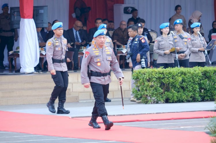 Kapolri Lepas Tim Satgas Garbha FPU 5 Minusca