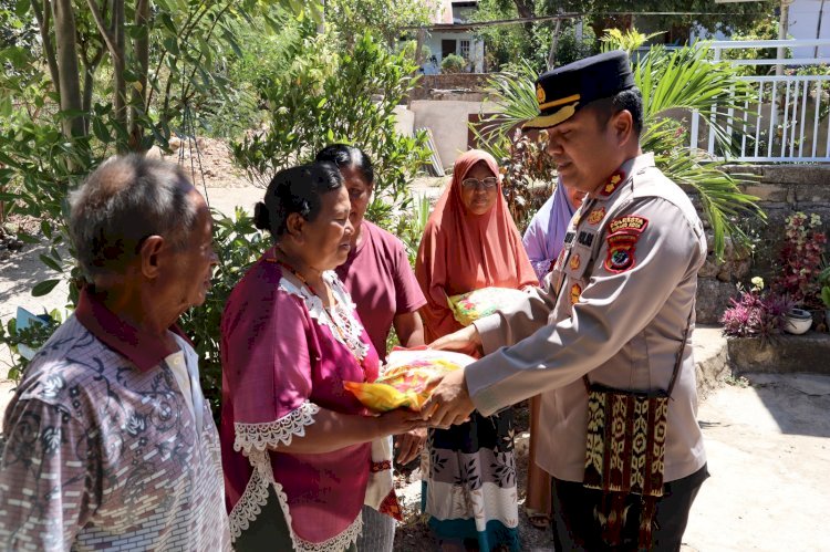 Terima Kasih Polresta Kupang Kota: Berkah Beras untuk Warga Kolhua