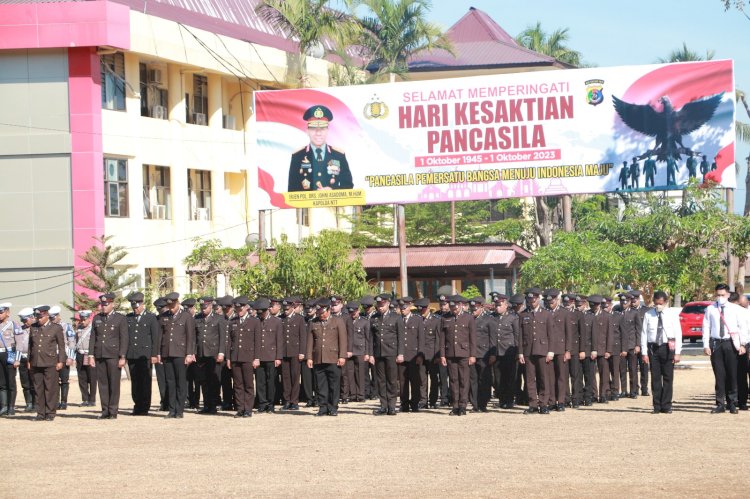 Jajaran Polda NTT Peringati Hari Kesaktian Pancasila