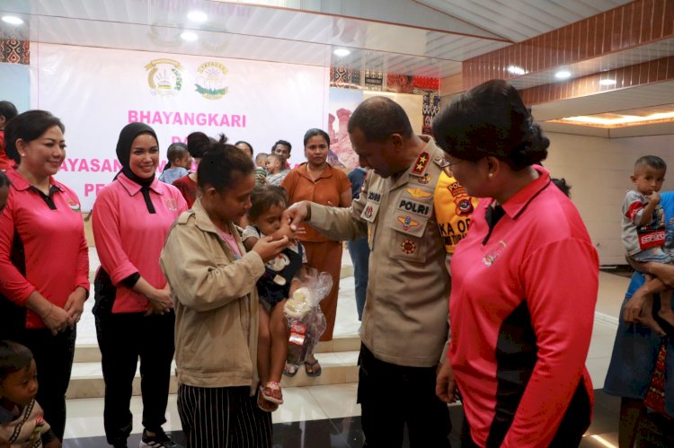 Peduli Stunting, Bhayangkari dan Polda NTT Tekan Angka Stunting dengan Hal ini