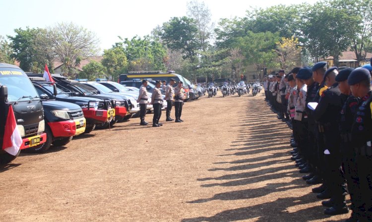 Ratusan Personel Polda NTT Siap Melaksanakan Tugas Operasi Mantap Brata Turangga 2023-2024