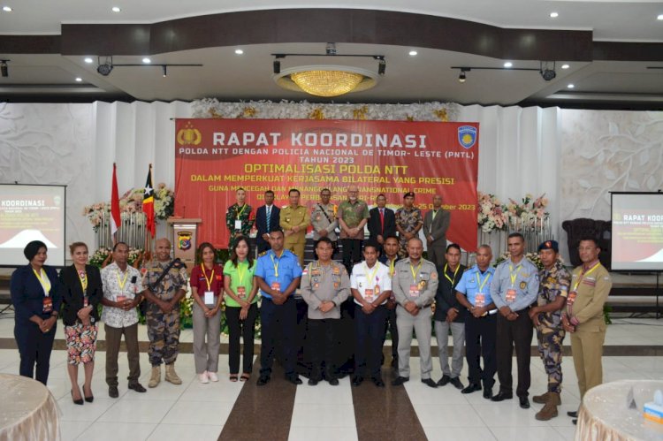 Rakor Polda NTT dengan PNTL di Atambua guna Optimalisasi Kerja Sama Bilateral untuk Keamanan di Perbatasan RI-RDTL