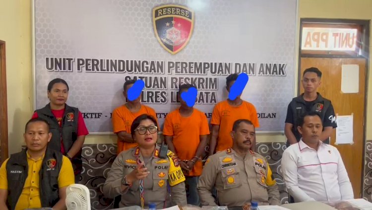 Kasus Persetubuhan Anak di Lembata: Tiga Tersangka Ditangkap, Penyidik Telusuri Motif dan Berikan Dukungan Korban