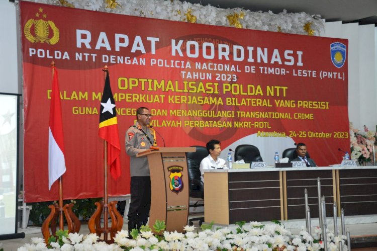 Kapolda NTT Tutup Rakor dengan PNTL: Meningkatkan Keamanan di Perbatasan RI-RDTL