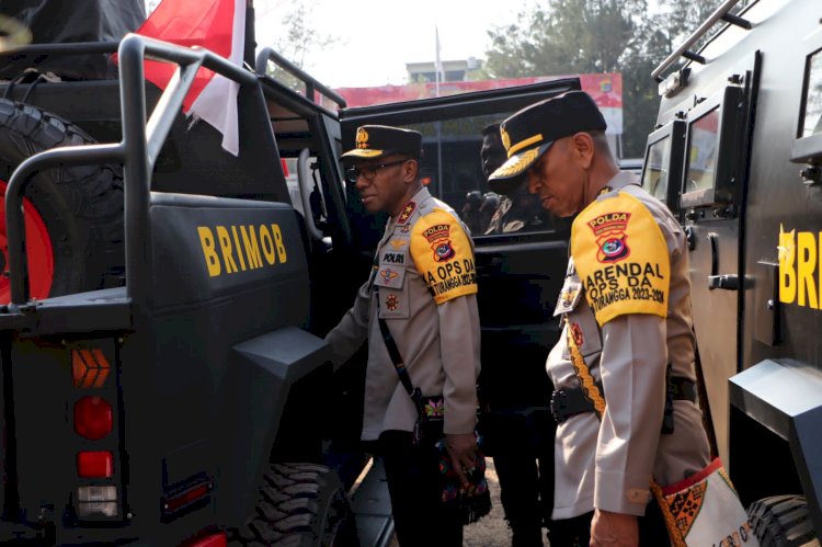 Cek Kendaraan OMB Turangga, Kapolda NTT Tekankan Pentingnya Kesiapsiagaan