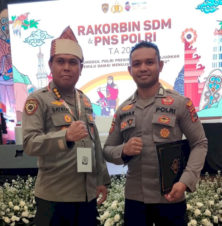 Dapat Pin Emas, Ini Bripka Nasrul Ikhwan Ninong, Anggota Polri yang Olah Lahan Tidur Jadi Lahan Bermanfaat di Perbatasan NTT