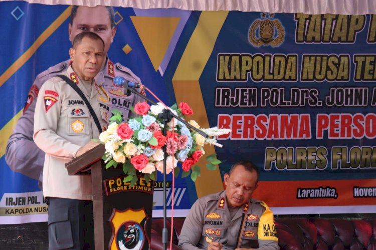 Kapolda NTT Berikan Arahan Penting kepada Personel Polres Flotim