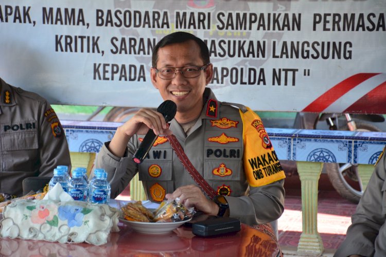 Jumat Curhat Polda NTT: Wakapolda NTT dengar Suara Masyarakat Kelurahan Lasiana Kota Kupang