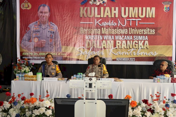 Kapolda NTT Ingatkan Mahasiswa Unkriswina Sumba tentang Dampak Teknologi Digital