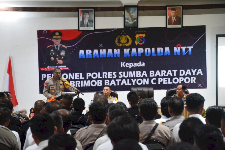 Kapolda NTT Dorong Kinerja Personel dan Fokus pada Pemilu 2024